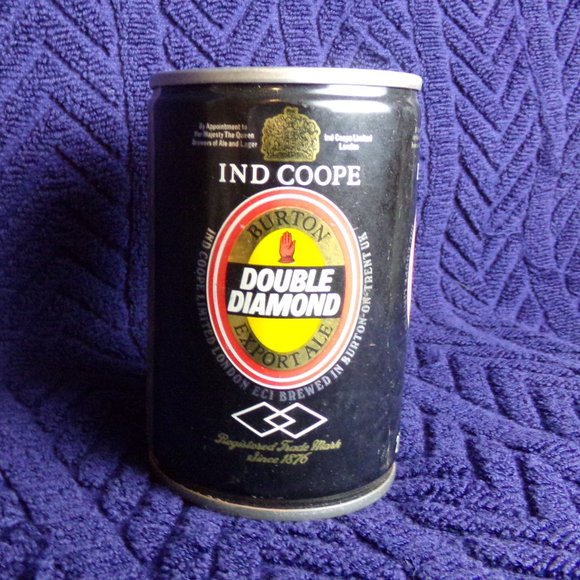 Rare IND COOPE BURTON DOUBLE DIAMOND EXPORT ALE 275 Ml BEER CAN LONDON pull top - Picture 3 of 7